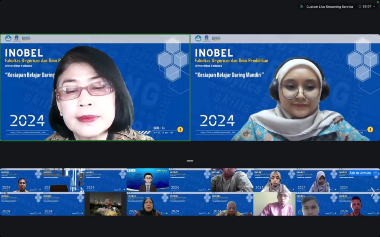 FKIP UT Gelar Seminar Inovasi Pembelajaran (INOBEL) Perdana Bertema “Kesiapan Belajar Daring Mandiri”