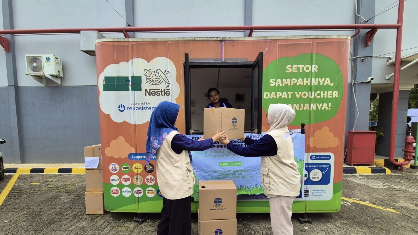 Pemanfaatan Waste Station Rekosistem: Warga Perumahan Greenland RT 4/8, Kabupaten Bogor Didorong Kelola Sampah Lebih Bijak