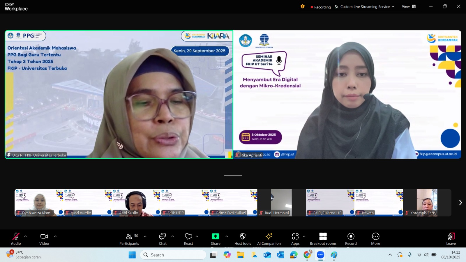 FKIP Universitas Terbuka Dorong Transformasi Pendidikan Digital Melalui Seminar Akademik Mikrokredensial